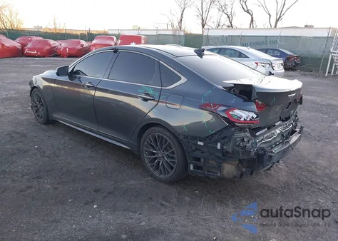 2018 Genesis G80 3.3T Sport from USA, damaged, VIN KMHGN4JB9JU222517